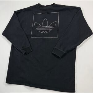 Adidas Originals Rhinestone Trefoil Pullover Sweatshirt Women's Large